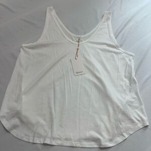 NWT Quince White Sleeveless Tank Top Size XL New